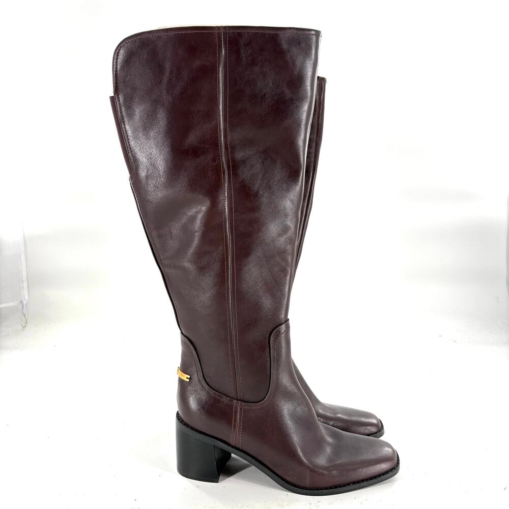 Naturalizer 27 Edit Edda Over The Knee Wide Calf Boot 7.5 Brown NWOT OTK Heel - Picture 6 of 7